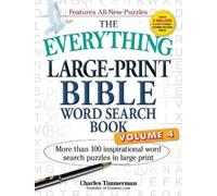 Charles Timmerm The Everything Large-Print Bible Word Search Book, V (Tascabile)