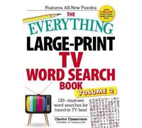 Charles Timmerm The Everything Large-Print TV Word Search Book, Volu (Tascabile)