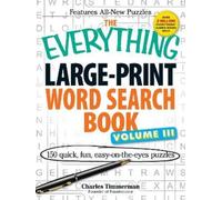 Charles Timmerm The Everything Large-Print Word Search Book Volume I (Tascabile)