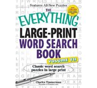 Charles Timmerm The Everything Large-Print Word Search Book, Volume (Tascabile)