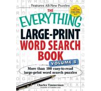 Charles Timmerma The Everything Large-Print Word Search Book Volume (Tascabile)