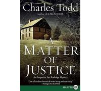 Charles Todd A Matter of Justice Large Print (Tascabile)