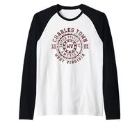 Charles Town WV | West Virginia Maglia con Maniche Raglan