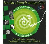 Les Plus Grands CHARLES TRENET - JACQUES BREL - YVES MONTAND - YVETTE HORNE (CD)