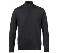 Charles Tyrwhitt Charcoal Grey Pure Merino Zip Neck Jumper Maglione, Grigio, S Uomo