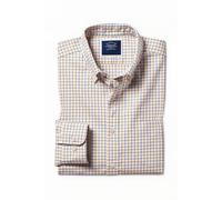 Charles Tyrwhitt Esf Mustard & Navy Button-down Collar Non-iron Stretch Popli Taglia: XS | Camicie Casual Outlet | Uomo | Giallo