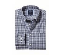 Charles Tyrwhitt Navy Gingham Esf Soft Washed Non-iron Stretch Poplin - Try O Taglia: M | Maglie a manica lunga Outlet | Uomo | Blu