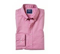 Charles Tyrwhitt Pink End On End Extra Slim Fit Soft Washed Stretch Poplin Sh Taglia: L | Camicie Business Outlet | Uomo