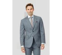 Charles Tyrwhitt Sky Blue Slim Fit Wool Linen Check Suit Jacket Blue Taglia: 36R | Giacche leggere Outlet | Uomo | Blu