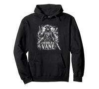 Charles Vane Pirate Capitano Skull Crossbones Felpa con Cappuccio
