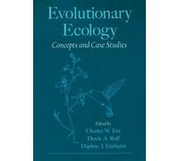 Charles W. Fox Evolutionary Ecology (Tascabile)