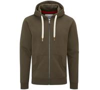 Charles Wilson Felpa Original da Uomo con Cappuccio in Misto Cotone con Zip (M, Major Brown (1124))
