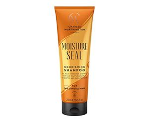 Charles Worthington Moisture Seal Shampoo Nutriente Shampoo Idratante per Capelli Secchi, Salone Idratante Profondo per Donne, Riparazione Capelli Secchi con Olio di Cocco, Argan e Macadamia, 250 ml