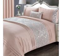 Charleston Copripiumino Set Argento Lusso - Singolo, Doppio, King, Super King