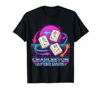 Charleston di Notte Mahjong Americano retrò Maglietta