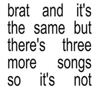Audio Cd Charli Xcx - Brat And It's The Same But There's Three More Song