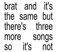 Audio Cd Charli Xcx - Brat And It's The Same But There's Three More Song