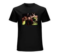 Charlie And The Chocolate Factory Johnny Depp Men T-Shirt Black Unisex Tops Casual Tee 3XL