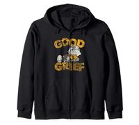 Charlie Brown Good Grief Design Vintage Felpa con Cappuccio