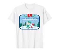 Charlie Brown Snoopy Peanuts Pigiama di Natale Regali Invernali Maglietta