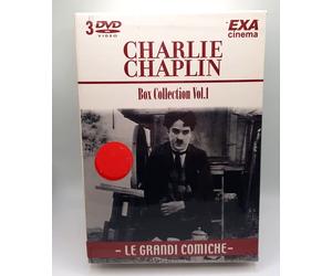 CHARLIE CHAPLIN BOX COLLECTION VOL 1 LE GRANDI COMICHE - 3 DVD BOX SIGILLATO