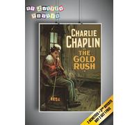 Charlie Chaplin In The Gold Rush Film Classico Locandina Originale