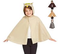 Charlie Crow Costume da gufo delle nevi per bambini, taglia unica, adatto per 3-8 anni.