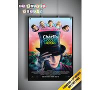 Charlie E la Fabbrica Johnny Depp Tim Burton locandina Poster