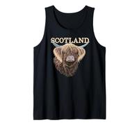 Charlie The Highland Cow con Slogan Scozzese Canotta