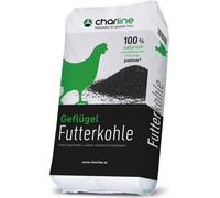 CharLine Granulato per Pollame al Carbone Vegetale - 14 kg