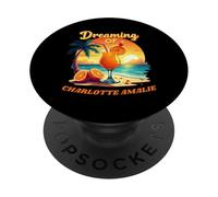 Charlotte Amalie Vacanza Sognando Charlotte Amalie PopSockets PopGrip Adesivo