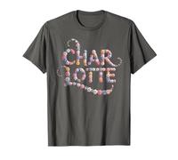 Charlotte Best Ever First Name Personalizzato Ragazza Festa Mamma Maglietta