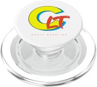 Charlotte CLT Carolina del Nord Musica pop anni '80 '90 NC Queen City PopSockets PopGrip per MagSafe