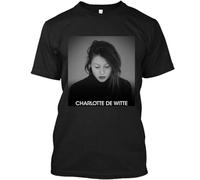 Charlotte De Witte Belgian Musical Artist O-Neck Cotton T Shirt Men Casual Graphic Tees Tops Dropshipping.JPG Black M