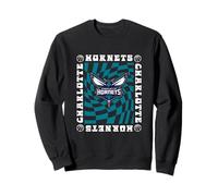 Charlotte Hornets Wave Retro Scacchiera Felpa