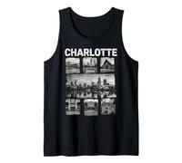 Charlotte North Carolina Città Punti di Interesse Orizzonte Canotta