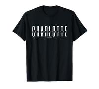 Charlotte North Carolina - Design minimalista e moderno Maglietta
