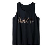 Charlotte North Carolina Vintage Design Elegante Canotta