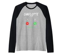 Charlotte Sta chiamando e Devo Andare in North Carolina in Viaggio Maglia con Maniche Raglan
