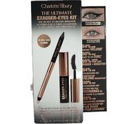 Charlotte Tilbury The Ultimate Exagger-Eyes Kit, Volume Mascara e Dual Ended Eyeliner Duo, Nero e Champagne-Nude