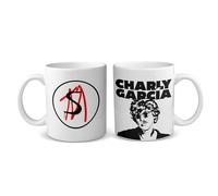 Charly Garcia. Rock nazionale argentino. Tazza in ceramica di qualità AAA+. 325 ml. 11 oz Lavabile in lavastoviglie e utilizzabile nel microonde. Colore completo. Siamo Sportivo Maglietta. (TAZ2615)