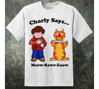 Charly Says Uomo 70s Annuncio T-Shirt Rave Prodigio Vintage