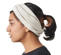 CHARM 2 in 1 Fascia Per Capelli Uomo Scaldacollo Estivo - Unisex Scalda Collo Foulard Headband 100% Cotone Biologico Avorio
