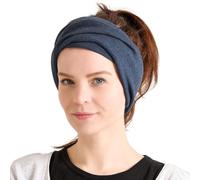 CHARM 2 in 1 Fascia Per Capelli Uomo Scaldacollo Estivo - Unisex Scalda Collo Foulard Headband 100% Cotone Biologico Marino