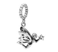 Charm a forma di angelo in argento Sterling 925, a forma di farfalla, con stella, speranza, portafortuna, per braccialetti Pandora