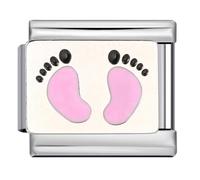 Charm a forma di balletto, cane, gatto, famiglia, amore, cuore, mamma, calcio, basket, compleanno, 9 mm, compatibile con braccialetti Nomination, 0, Metallo, Nessuna pietra preziosa