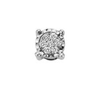 CHARM ASTRO GIROTONDO ELEMENTS DONNA ORO - ORO BIANCO E DIAMANTI
