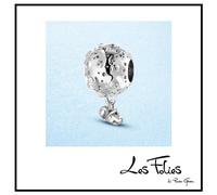 Charm Astronauta sulla luna Meteorite ciondolo in argento 925 - Les Folies