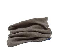 CHARM Berretto e Scaldacollo Uomo E Donna, Paracollo Moto E Scaldacollo Cotone 100% Organico Antivento Ciclismo Uomo Marrone & Blu Navy