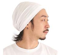 CHARM Berretto Estivo Leggero da Donna - 100% Cotone Berretto da Uomo Unisex Berretta Beanie Slouchy Chemio Bianco M
